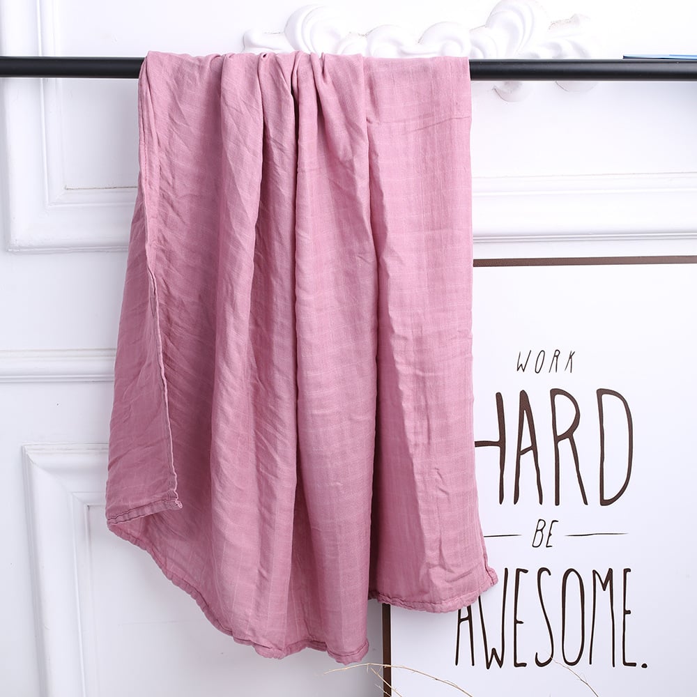 The Bamboo Muslin Swaddle — Stone