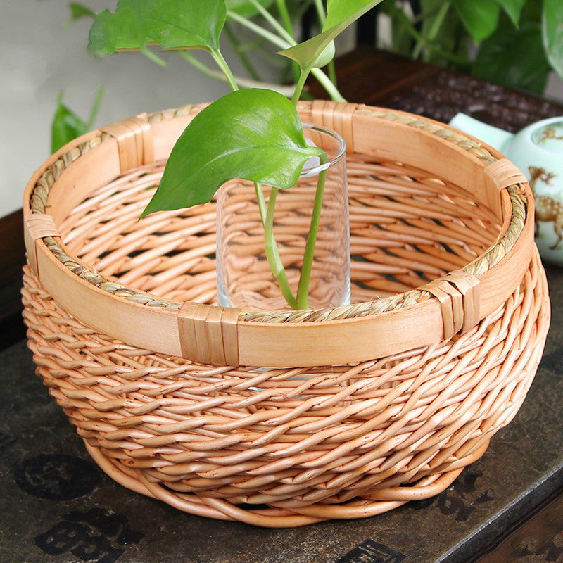 NUDA Round Woven Storage Basket