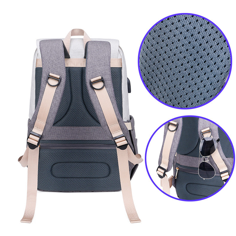 The Diaper Backpack — Stone