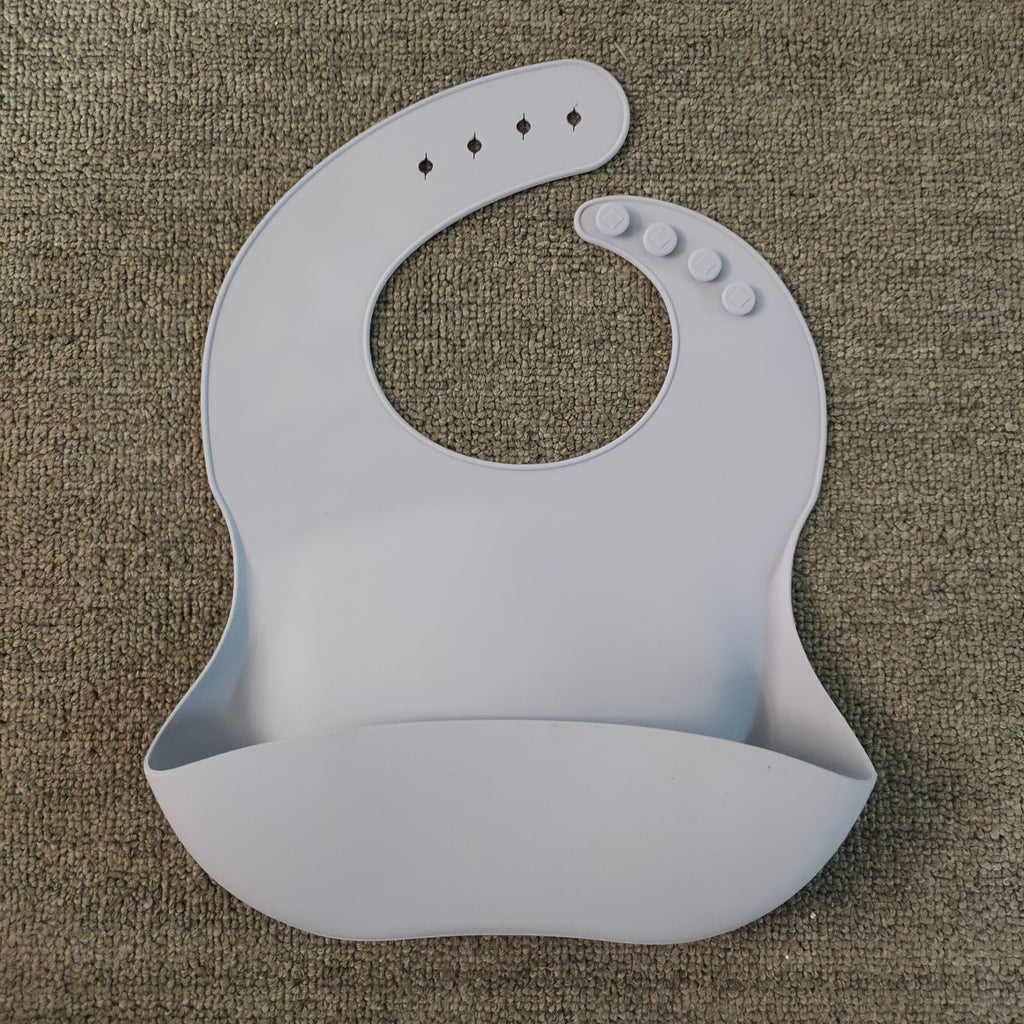 The Silicone Feeding Bib — Sage