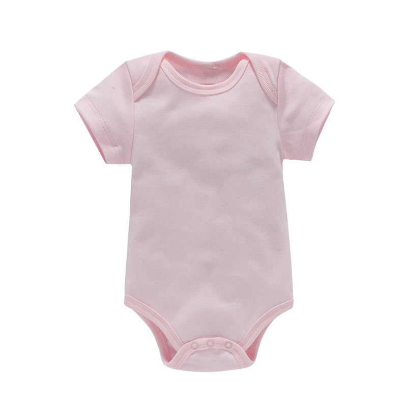 The Organic Cotton Romper — Chalk