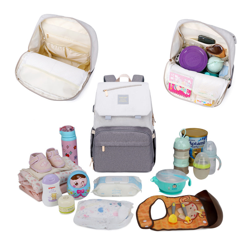 The Diaper Backpack — Stone