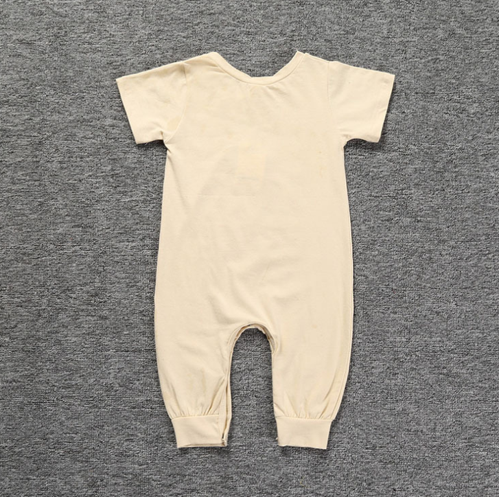 The Short-Sleeve Bodysuit — Apricot