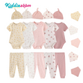 NUDA Newborn Gift Set — Bodysuit, Hat & Bib