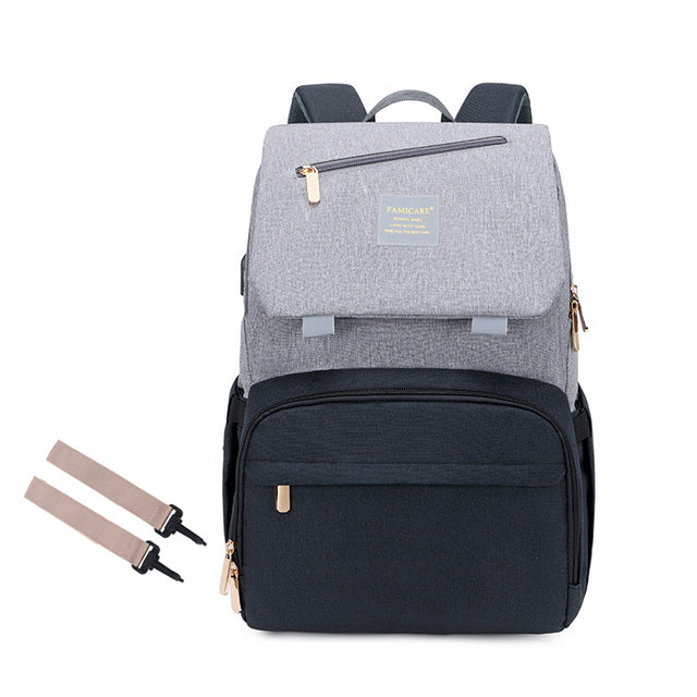 The Diaper Backpack — Stone