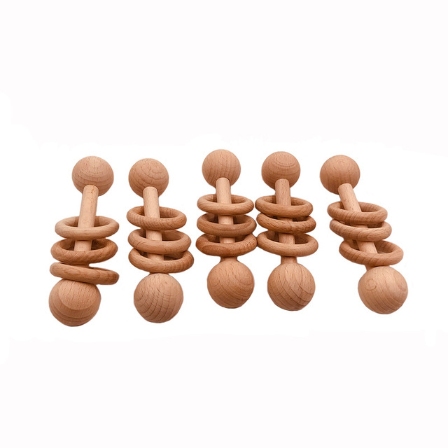 The Unpainted Beech Rattle — Natural