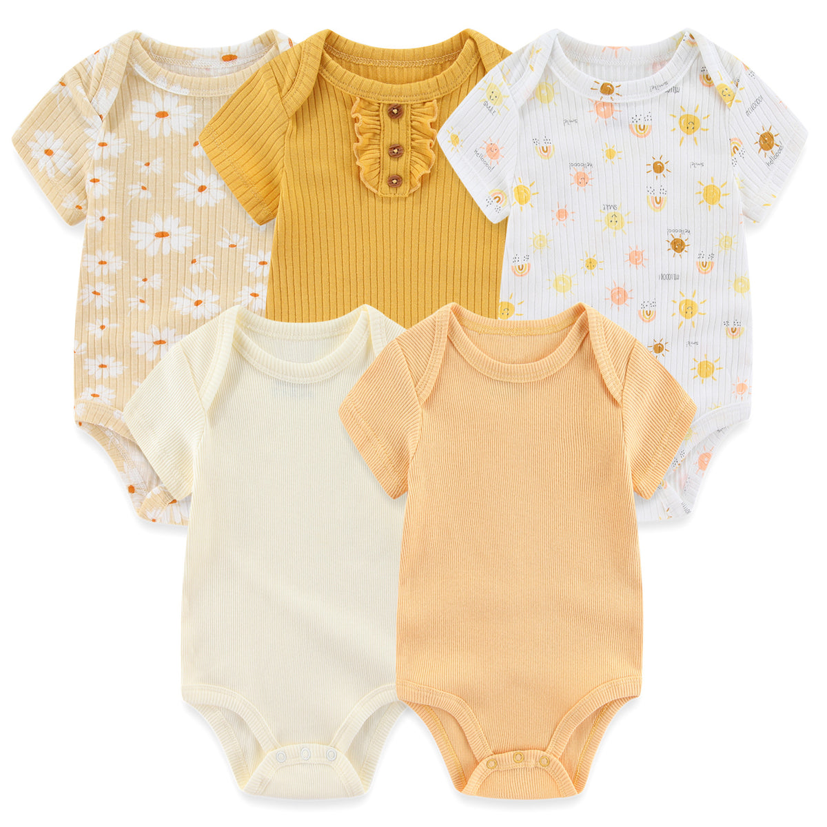 NUDA Sibling Ribbed Romper Set