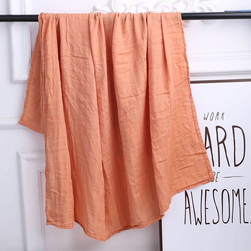 The Bamboo Muslin Swaddle — Stone