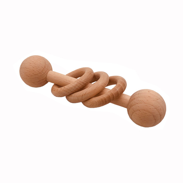 The Unpainted Beech Rattle — Natural
