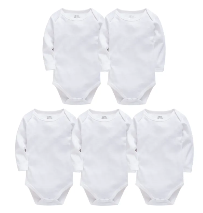 The Long-Sleeve Romper — Bone