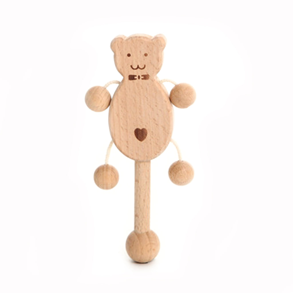 Wooden Beech Rattle