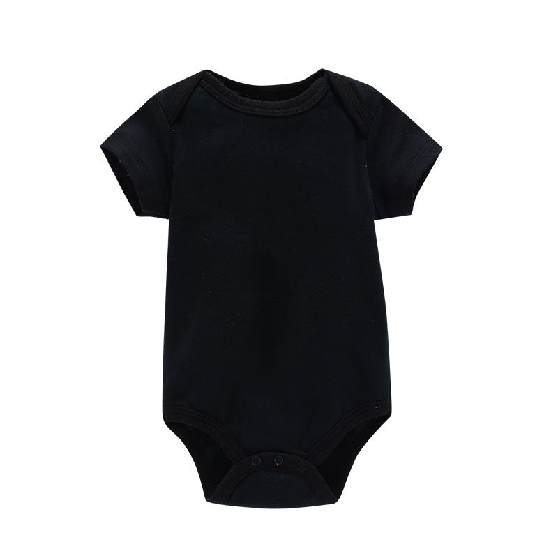The Organic Cotton Romper — Chalk
