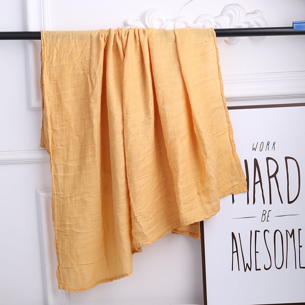 The Bamboo Muslin Swaddle — Stone