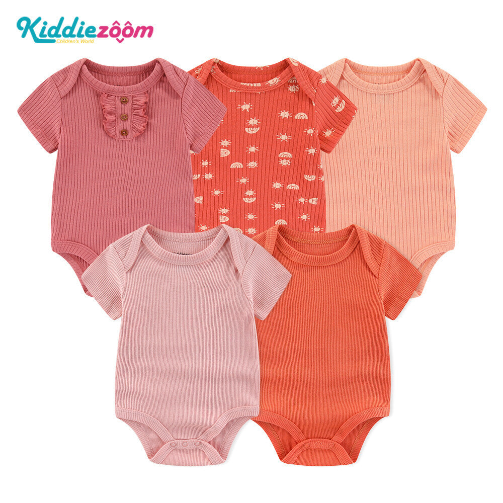 NUDA Sibling Ribbed Romper Set