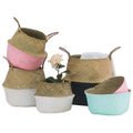 NUDA Seagrass Storage Basket — Natural