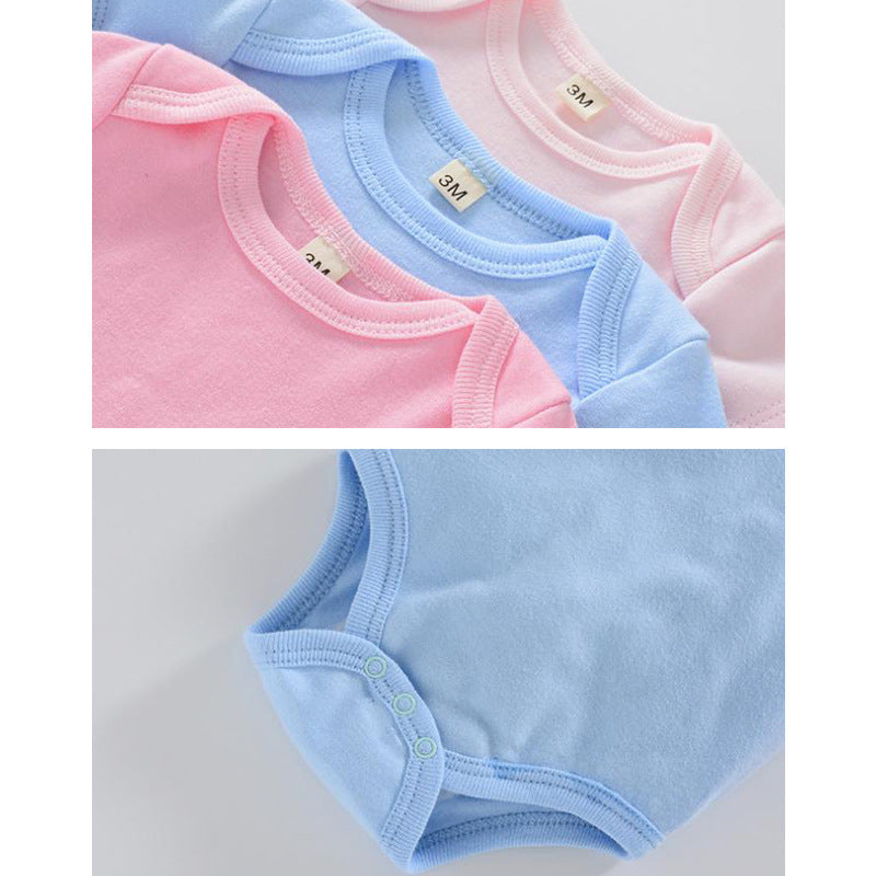 The Organic Cotton Romper — Chalk