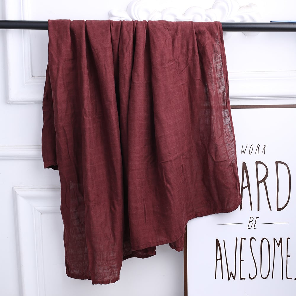 The Bamboo Muslin Swaddle — Stone