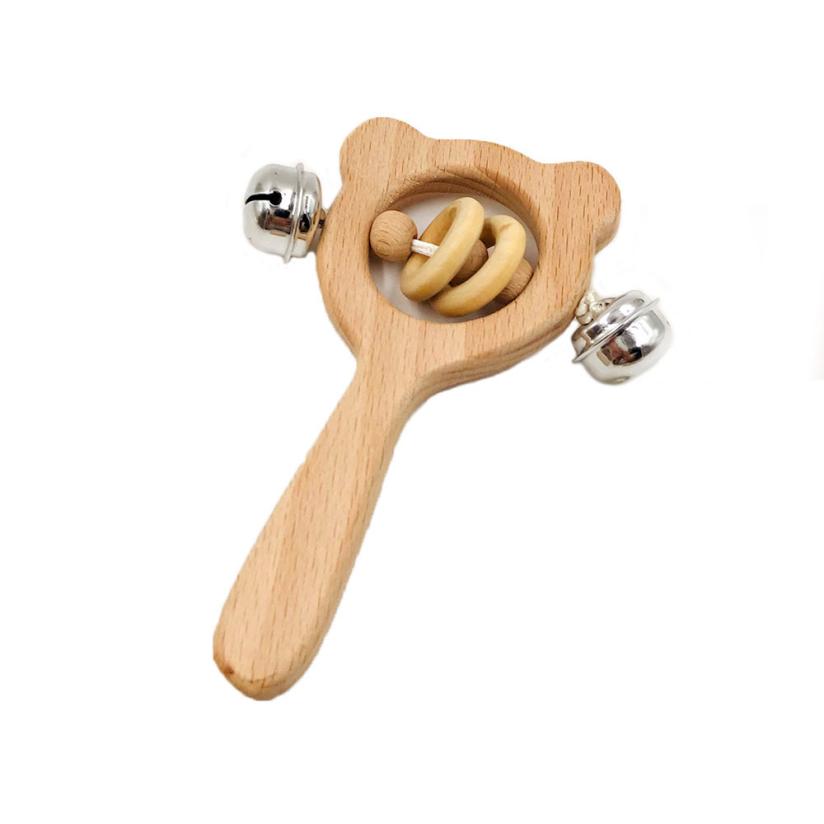 Wooden Beech Rattle
