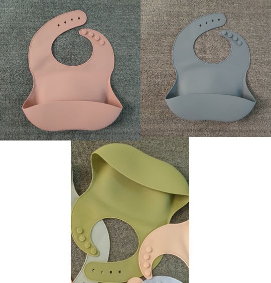 The Silicone Feeding Bib — Sage