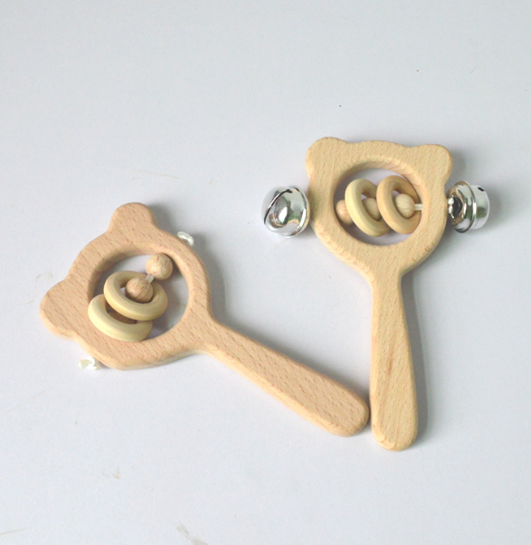 Wooden Beech Rattle