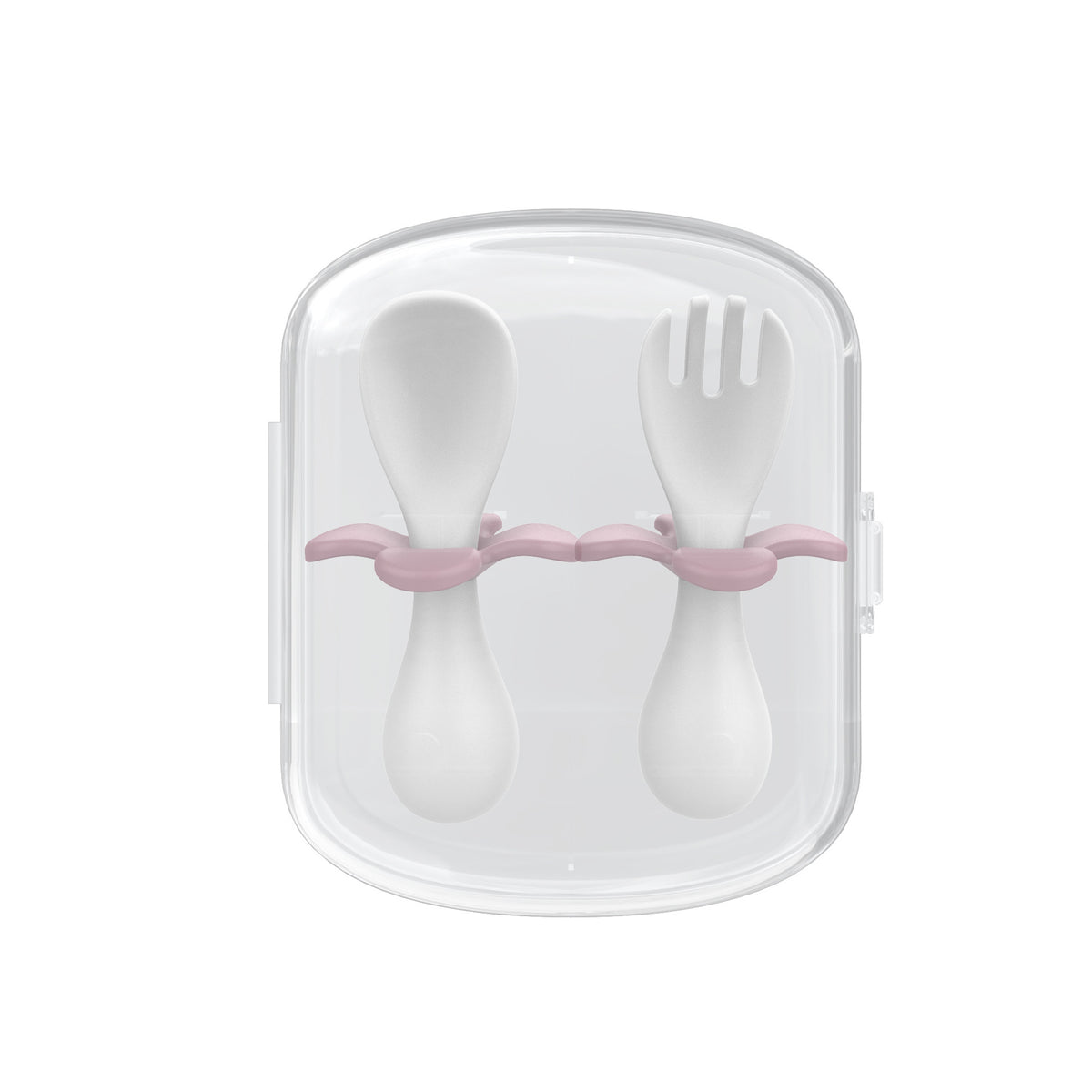 The Training Spoon & Fork — White