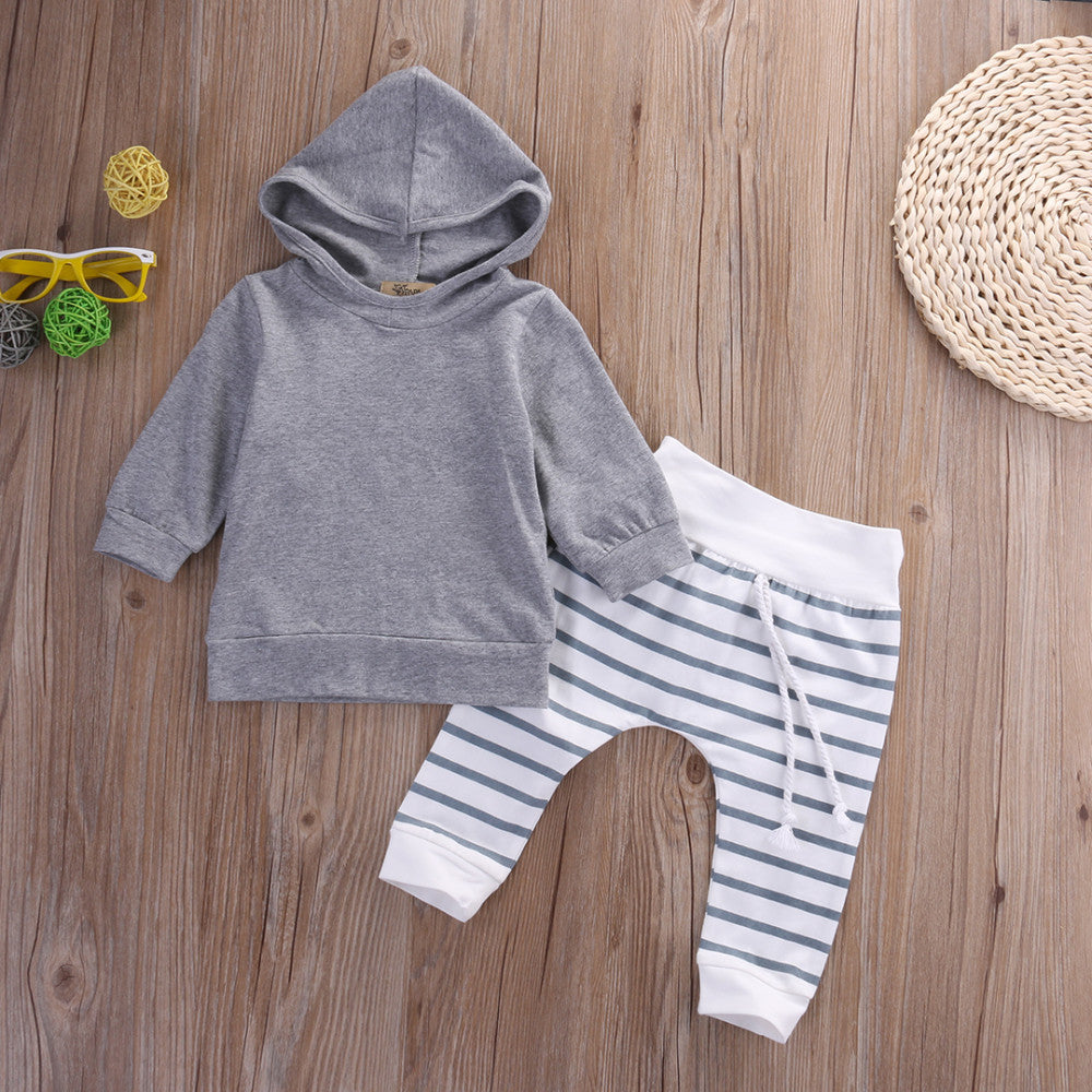 The Cotton Top & Trouser Set — Fog