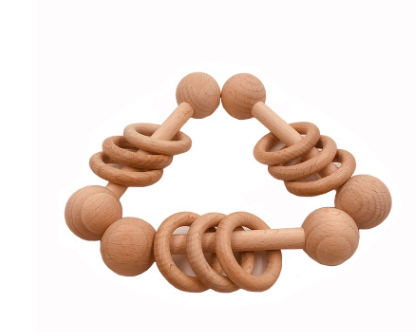 The Unpainted Beech Rattle — Natural