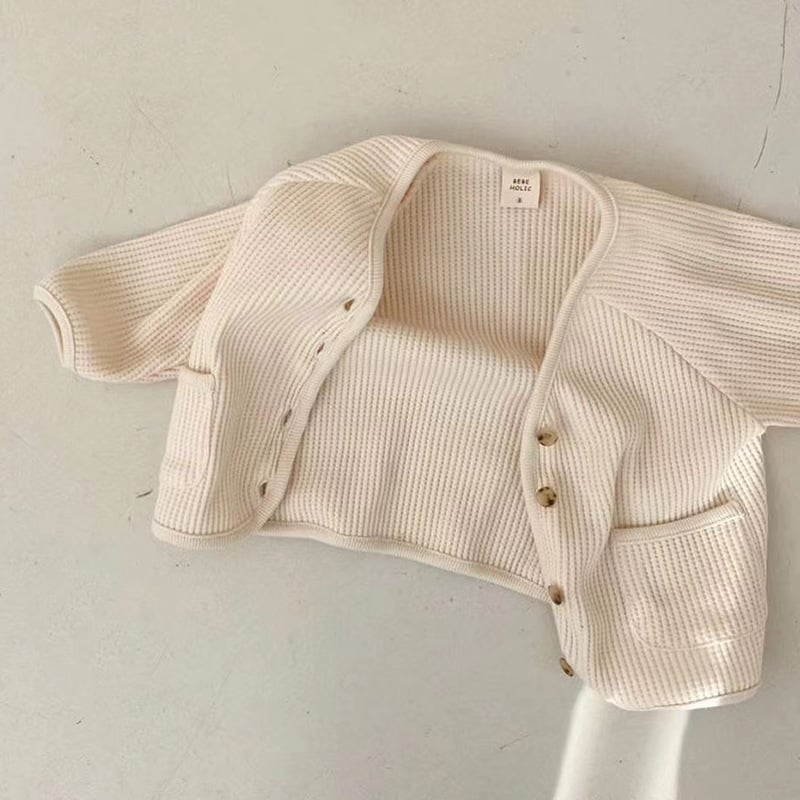 The Cotton Knit Cardigan — Patch Pocket