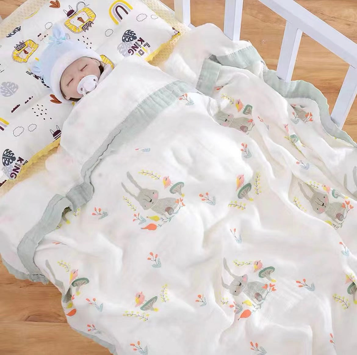 The Muslin Swaddle & Towel