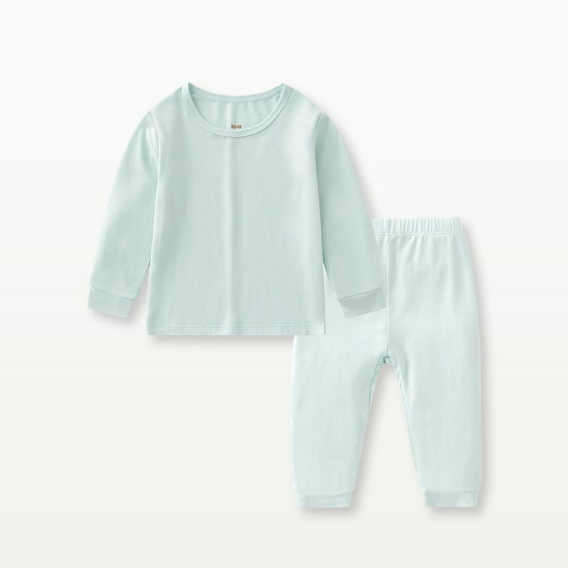 The Bamboo Top & Bottom Set — Mist