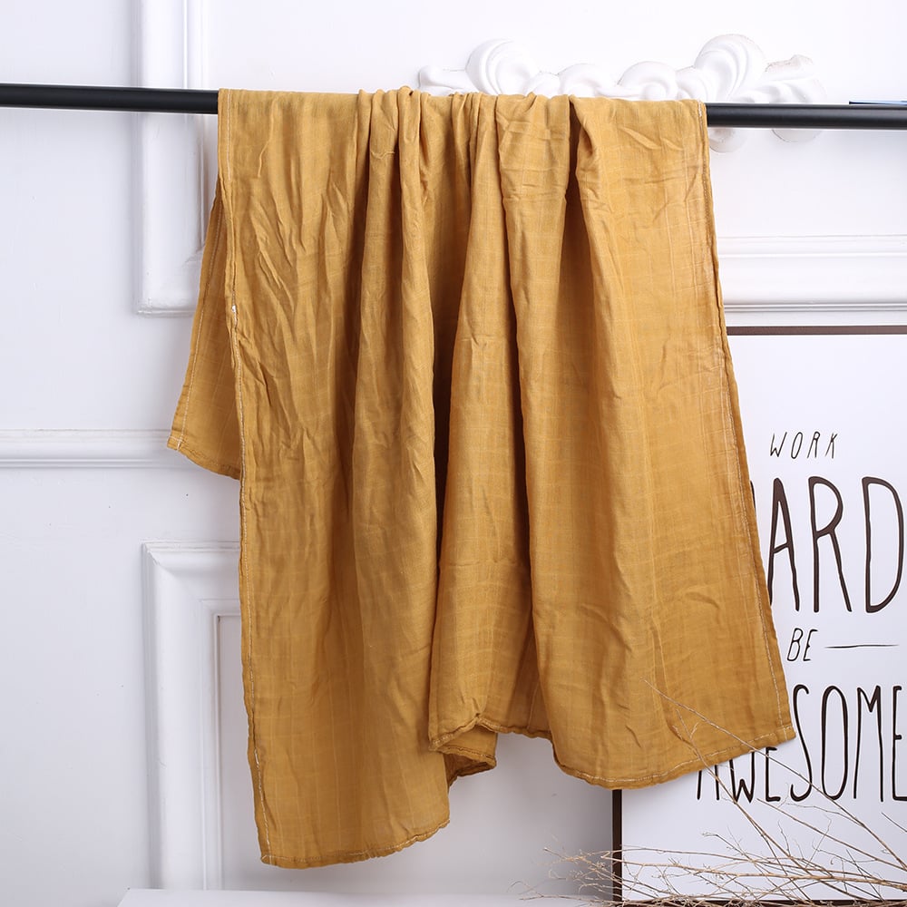 The Bamboo Muslin Swaddle — Stone