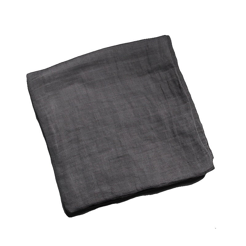 The Bamboo Muslin Swaddle — Stone