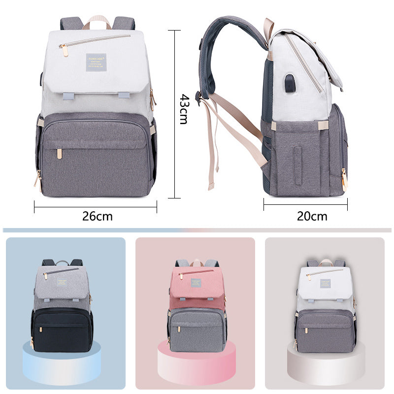 The Diaper Backpack — Stone