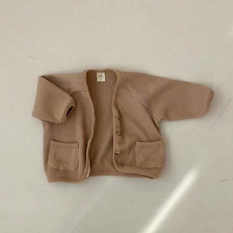 The Cotton Knit Cardigan — Patch Pocket