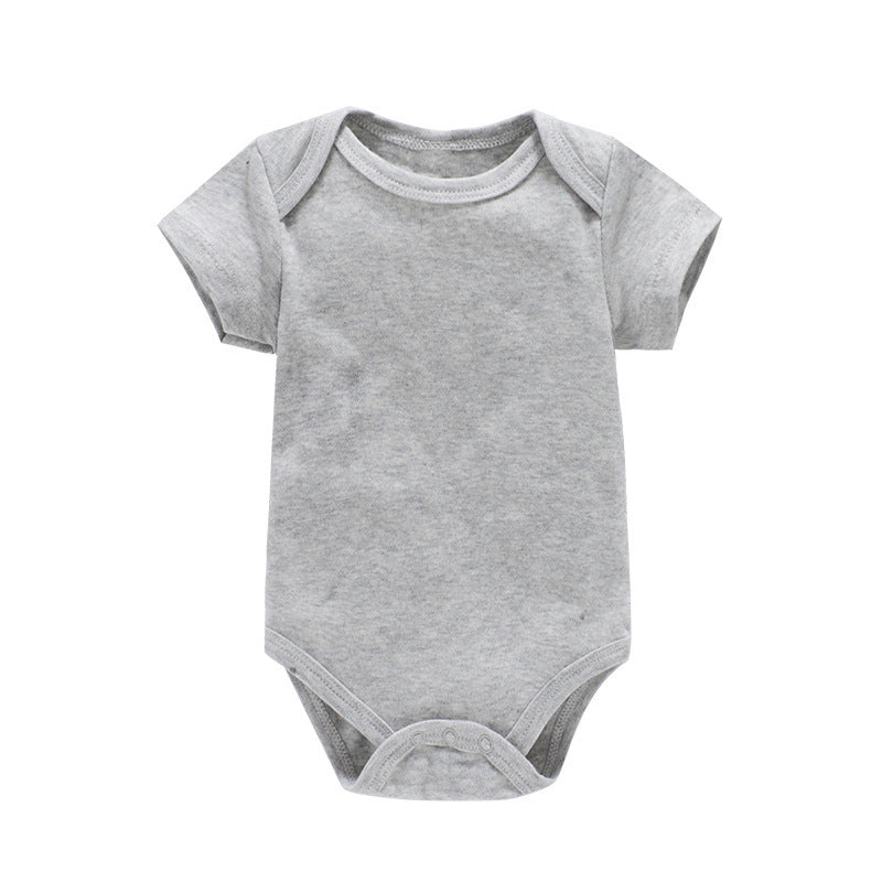 The Organic Cotton Romper — Chalk