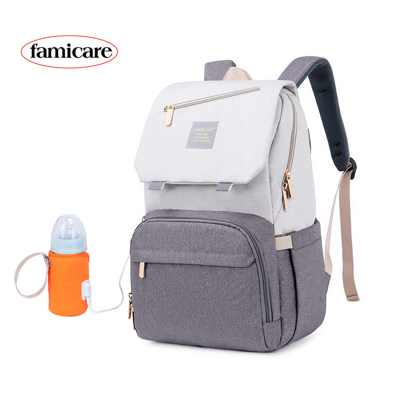 The Diaper Backpack — Stone