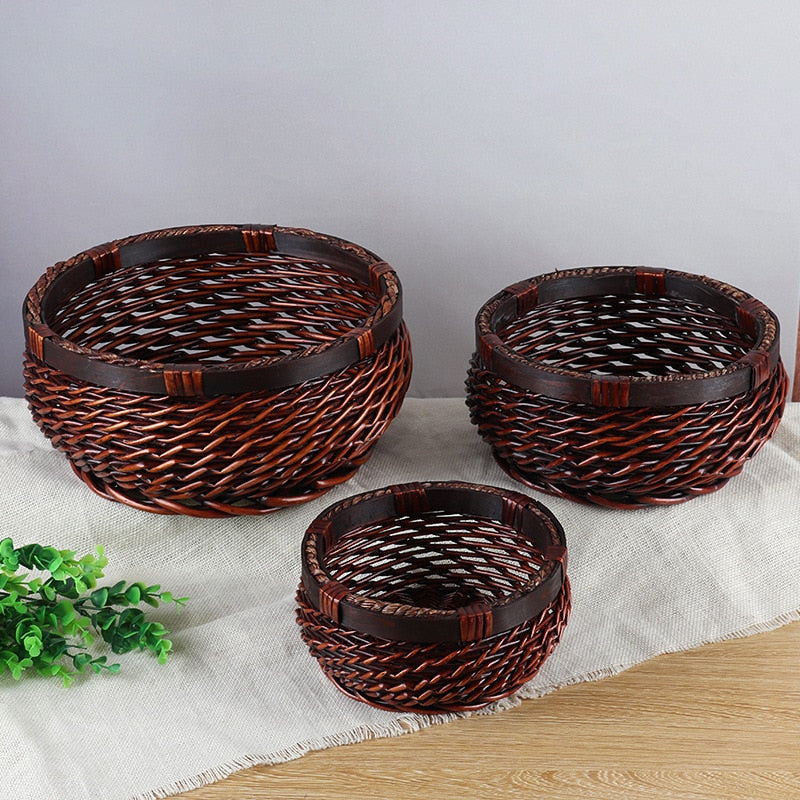 NUDA Round Woven Storage Basket