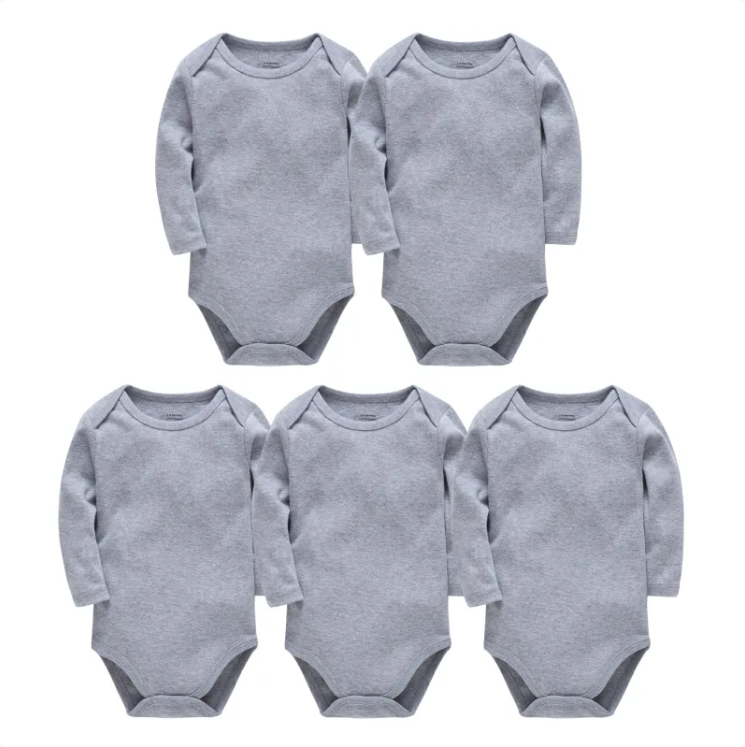 The Long-Sleeve Romper — Bone