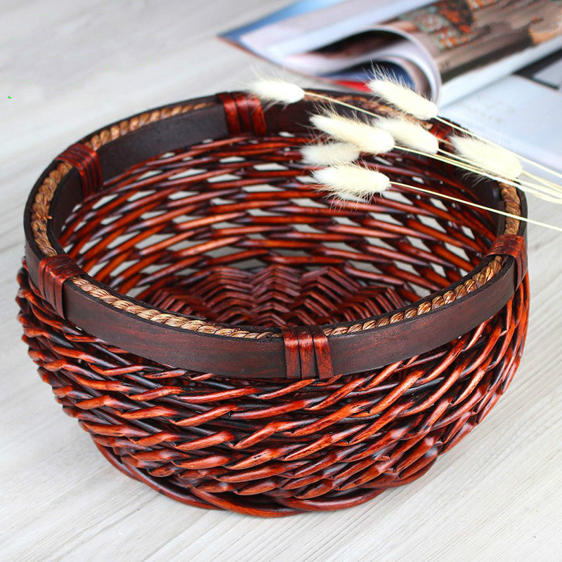 NUDA Round Woven Storage Basket