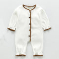 The Heirloom Knit Jumpsuit — Contrast Trim
