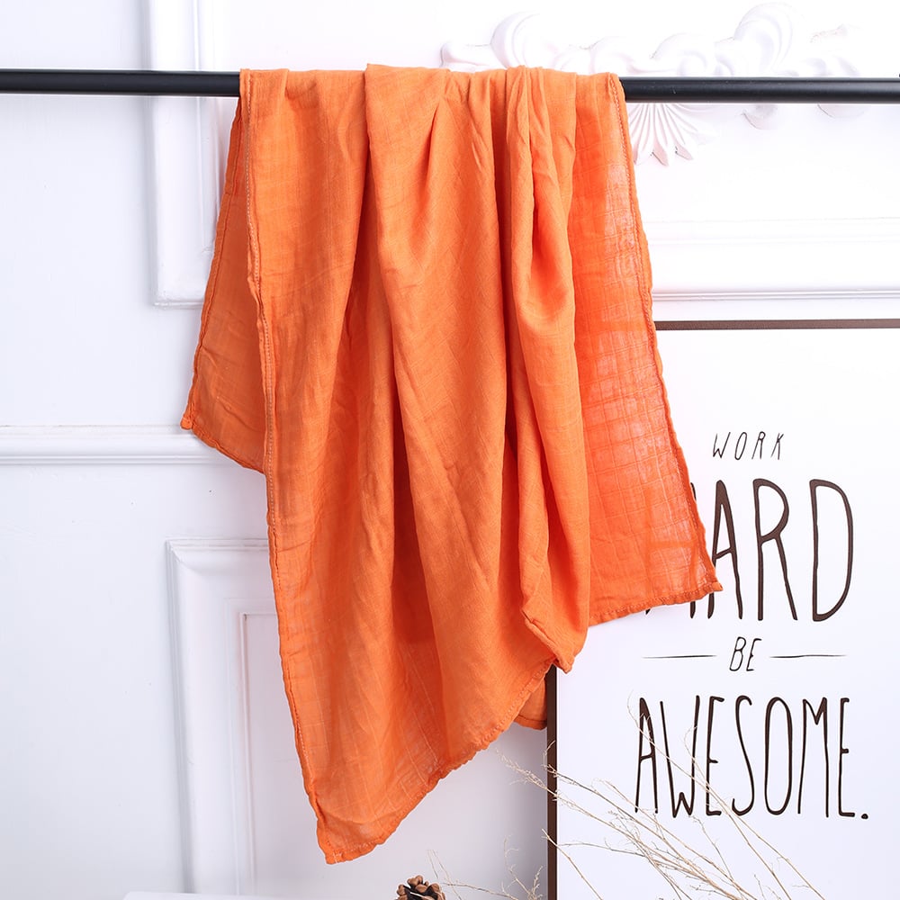The Bamboo Muslin Swaddle — Stone
